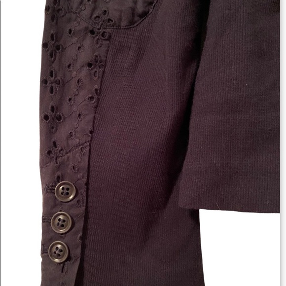 Olsen navy eyelet blazer - Picture 3 of 7